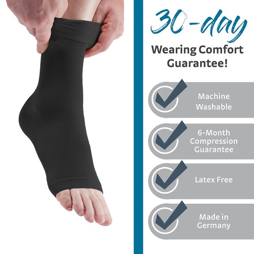 medi Seamless Knit Ankle Support - sprains, rheumatic & osteoarthritis condition Beige M