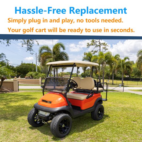 Club Car Replacement Golf Cart Keys - 3-Pack (1A, 1B, 1C) Compatible with 105068002 & 101974701, Carryall 300, 500, 510, 550, 700, 710 (2014-Current) & Precedent/Onward Models Durable Ignition Key Set