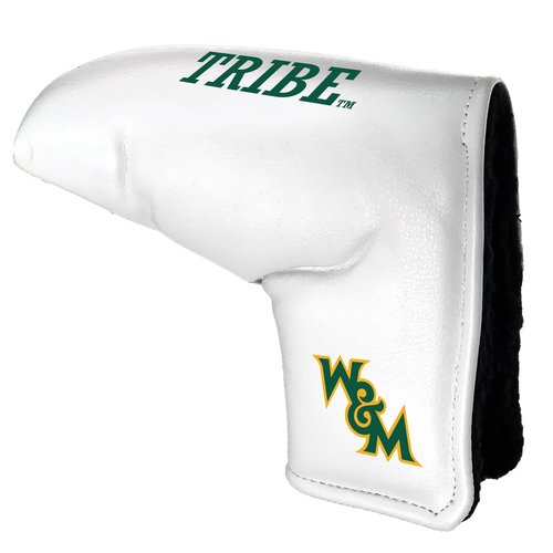 Team Golf NCAA William and Mary COL Tour Blade Putter Cover (White), Fits Most Blade Putters, Scotty Cameron, Taylormade, Odyssey, Titleist, Ping, Callaway