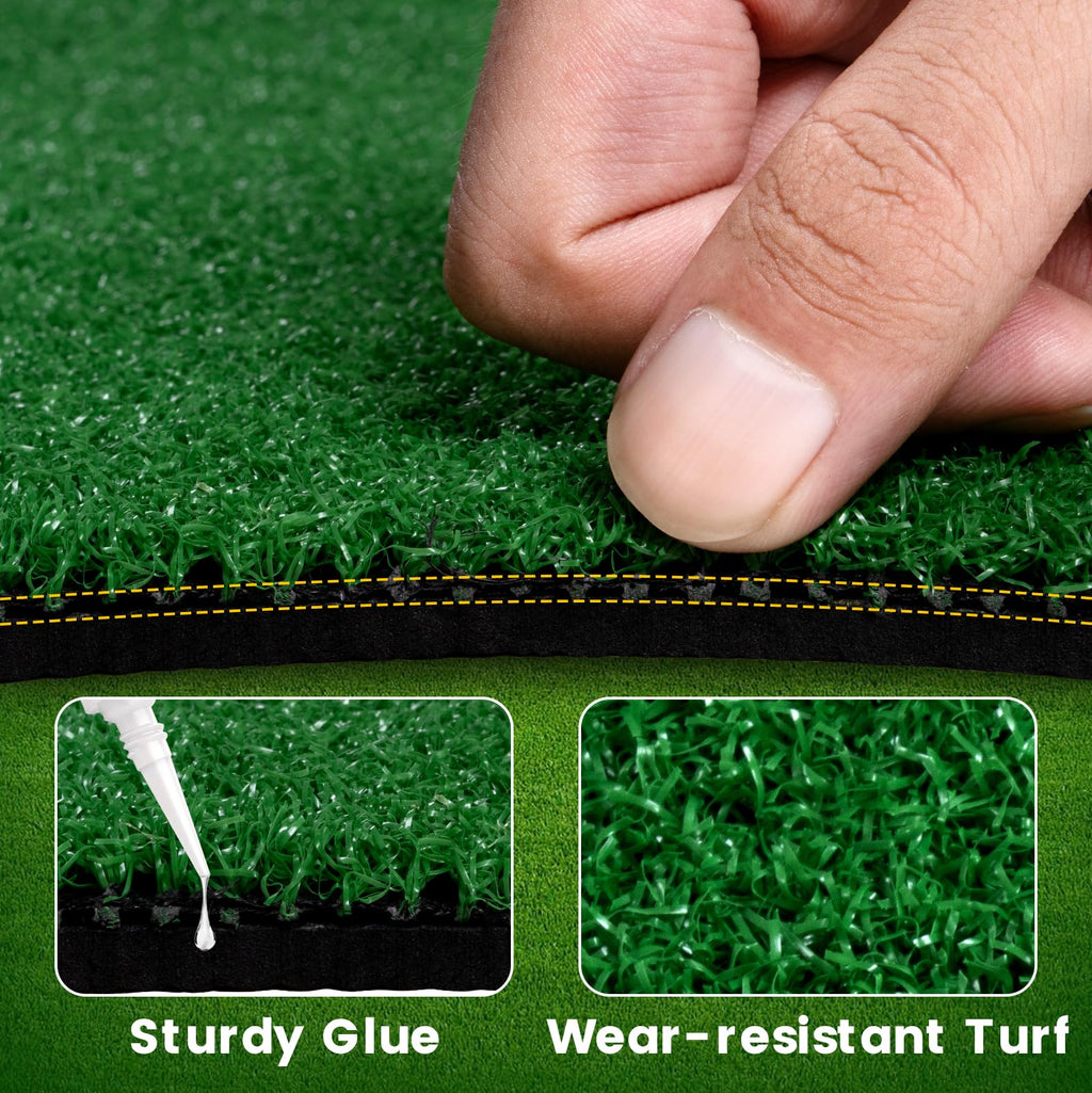 Putting Green Golf Putting Mat Non-Slip Professional Practice Trainning Mat for Indoor Outdoor (Putting Green)