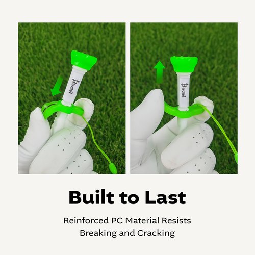 KPRODUCT4U Birdie1 Smart Golf Tees (Long Tees+Short Tees) 1P, 5ea (Green)
