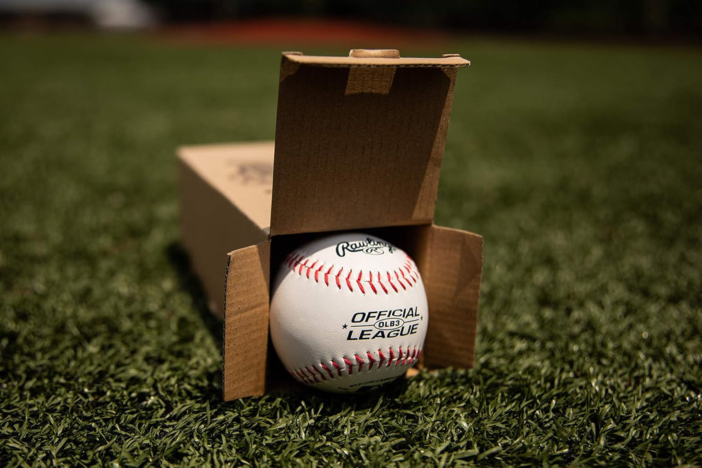 Rawlings Official League Practice Baseballs - Youth Size 8U | OLB3 | 3 Count Pack