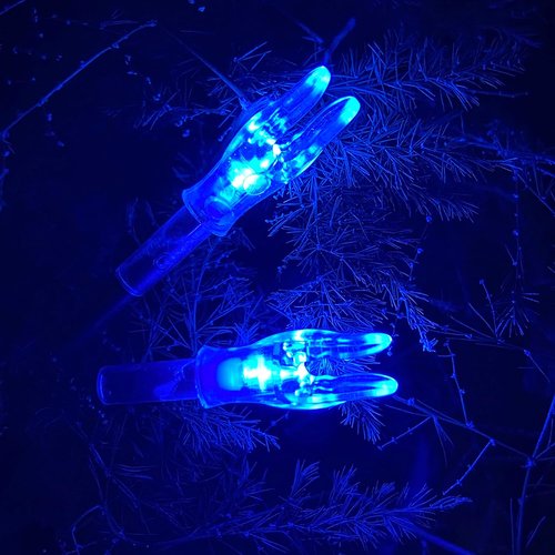 Lighted Nocks - 6 PCS LED Arrow Nocks for .204 to .246 ID Arrows | Screwdriver Included