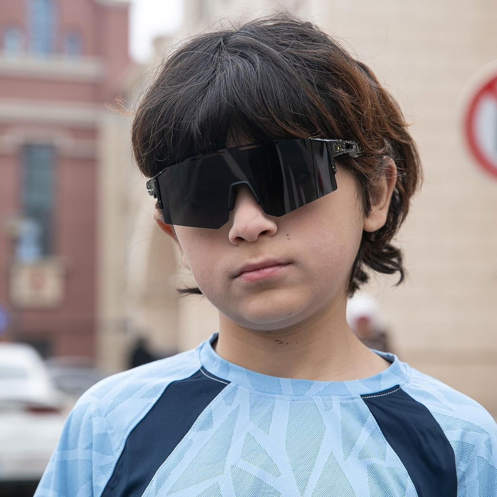 Skiennix Kids Sunglasses - UV400 Protection Goggles for Boys & Girls Aged 6-14 | Ideal for Sports & Outdoor Activities