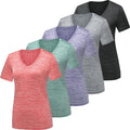 BALENNZ Women's Workout Shirts - Moisture-Wicking Quick-Dry Athletic T-Shirts for Gym Performance