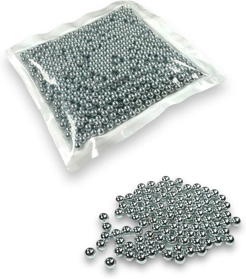 BC Precision | 1000 Ct Silver Zinc Plated Metal BBS | 4.5mm (.177 Cal) for Air Guns
