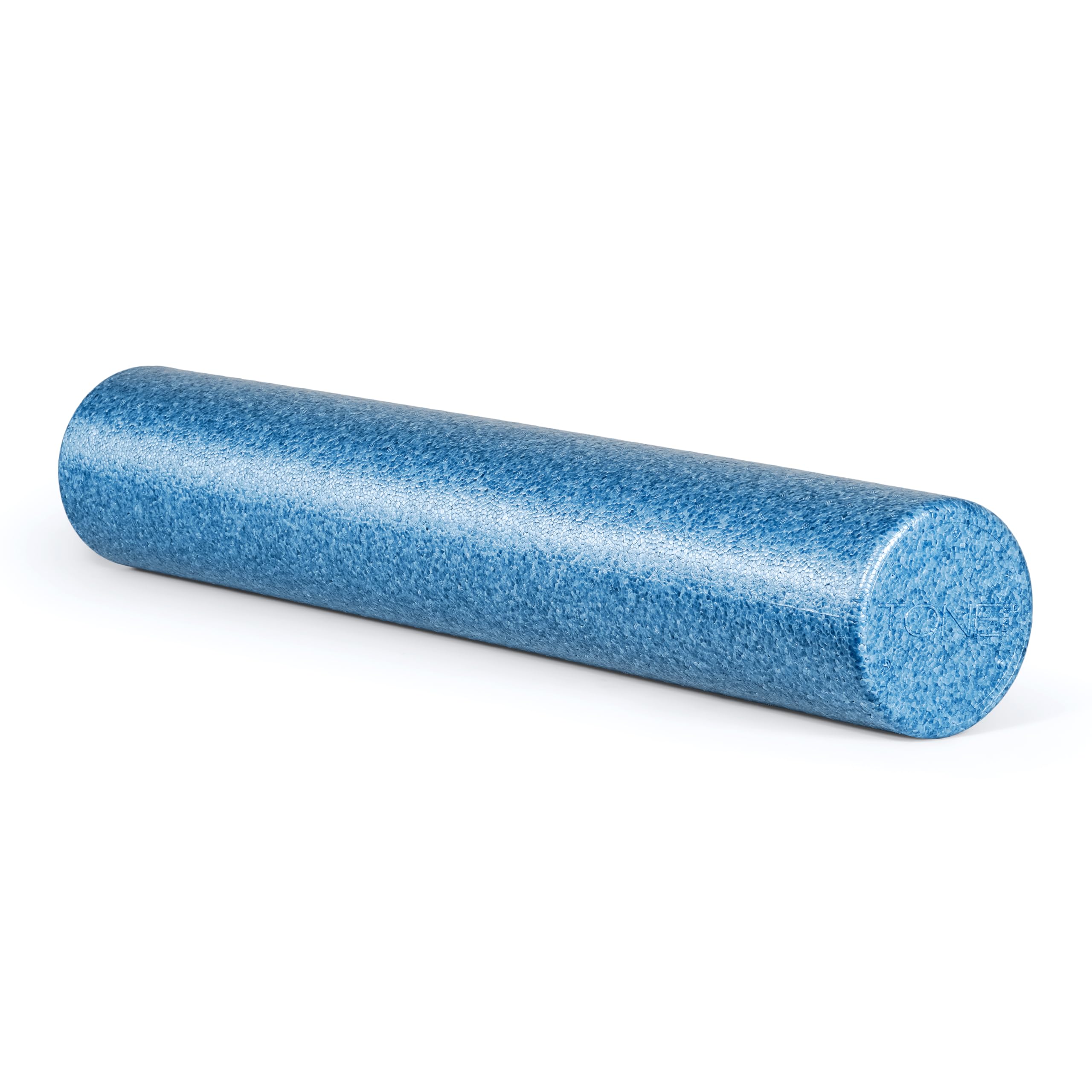 Tone Fitness High Density EPP Foam Exercise Foam Roller for Yoga, Pilates, Stretching, Massage, and Recovery 36 inch Blue