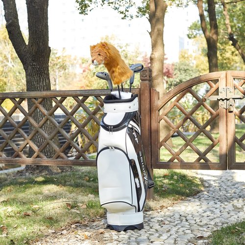 Golf Club Head Covers Lion Soft Plush Driver Headcover Creative Funny Golf Headcover Fits Standard 460cc Driver Head