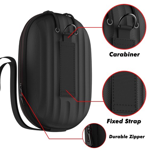 Swinora Rangefinder Case – Hard Shell Case with Carabiner Clip, Compatible with Callaway 300 Pro, Bushnell V6 V5 V4 V3 V2 Pro X2 XE & More (Black)