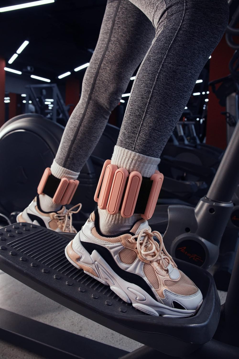 STONESAM Adjustable Wrist & Ankle Weights - 1lb Set of 2 for Yoga, Dance, Pilates & Cardio