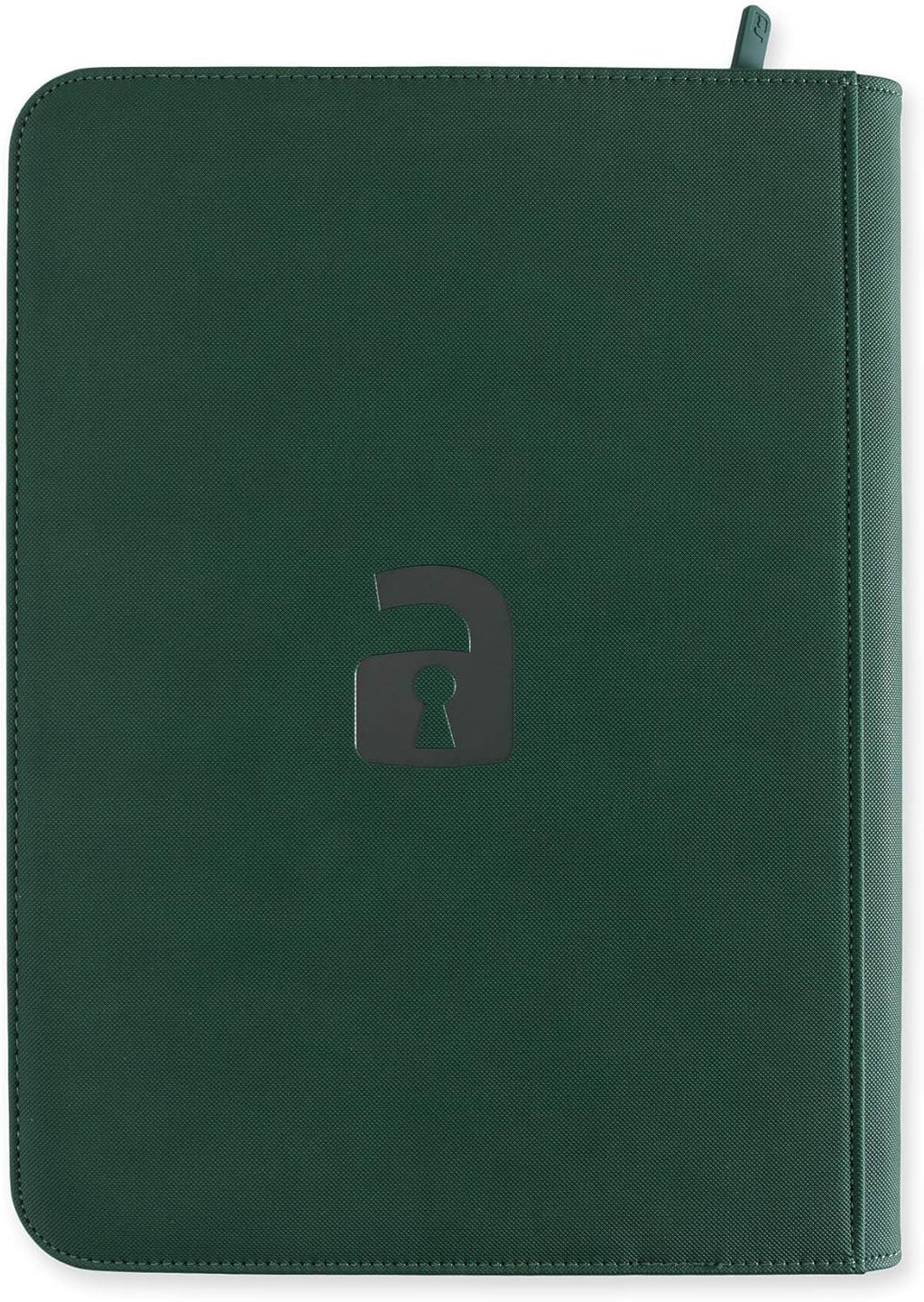 Vault X 9 Pocket Trading Card Zip Binder - Premium Exo-Tec Material, Holds 360 Cards | Green