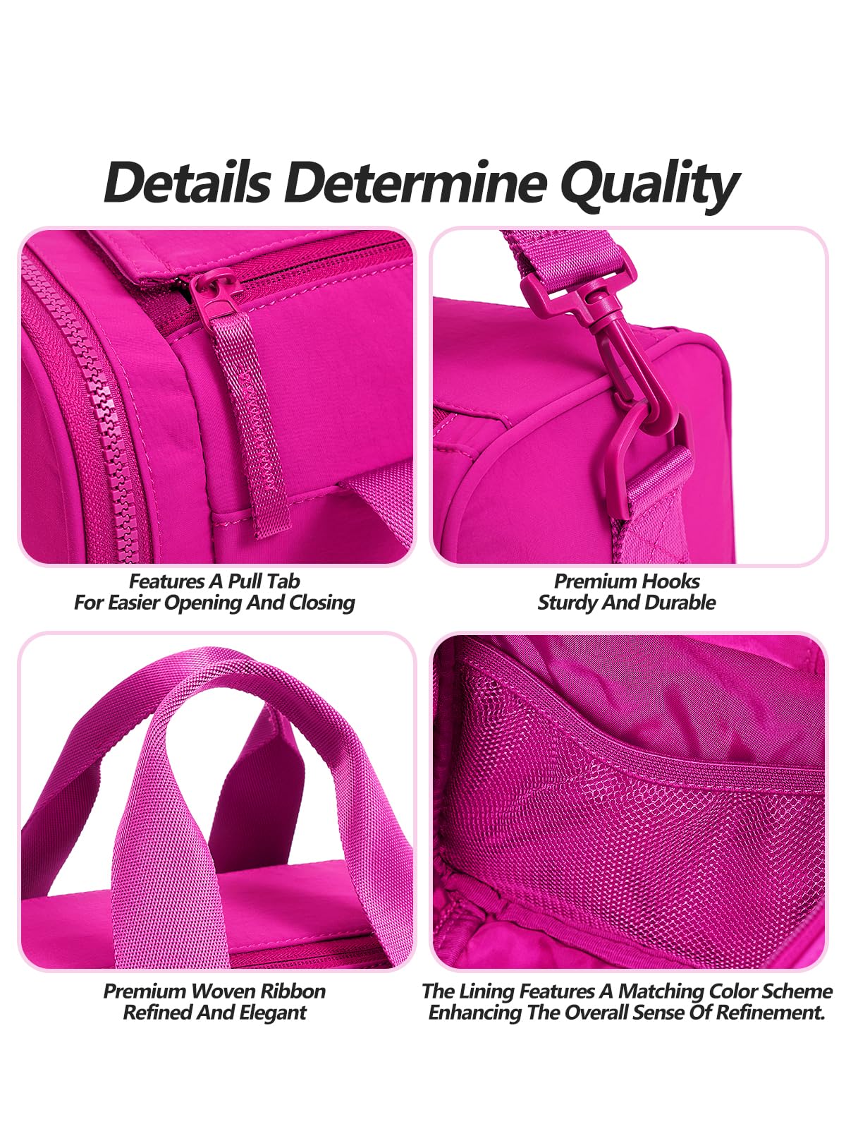 Small Gym Bag Bag With Wet Compartment And Coin Purse Duffel Bags Dance Yoga Workout Bag,Mini Gym Bag For Women (Small Gym Bag - Rose)