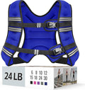 Zeerun Weighted Vest - Adjustable & Reflective Rucking Vest for Walking, Running & Strength Training