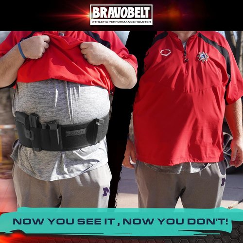 BRAVOBELT Belly Band Holster - Big Papa Edition for 55" to 65" Belly | 2XL Comfort Fit