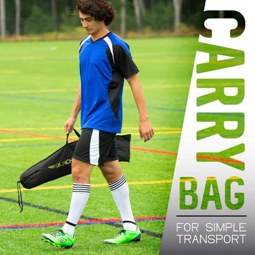 Franklin Sports Blackhawk Soccer Goal - Portable Pop-Up Nets for Indoor & Outdoor Play - Youth & Adult Sizes Available