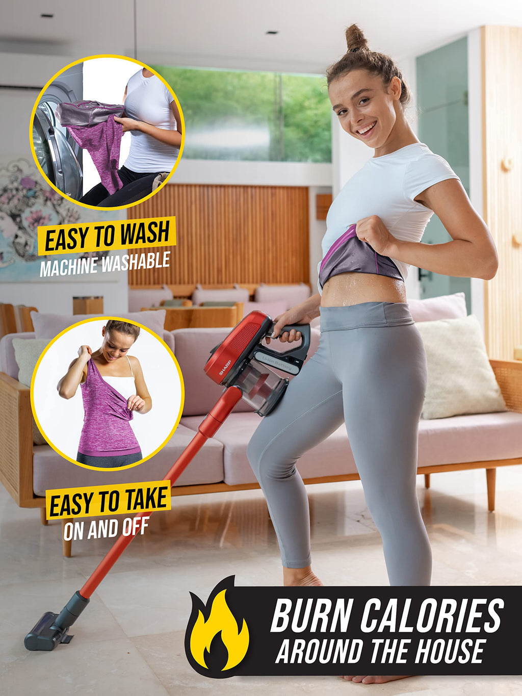 Sweat Spark Sweat Vest for Women - Enhance Your Workouts and Boost Weight Loss Efforts with Increased Sweating and Compression Technology (3XL, Pink)