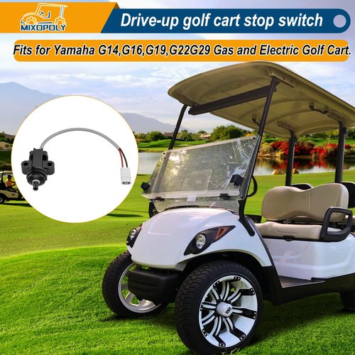 MIXOPOLY Stop Switch for Yamaha G14 G16 G19 G20 G21 G22 G29 Drive Gas and Electric Golf Cart, Replace OEM JF7-82817-20, JF7-82817-20-00