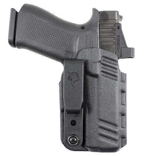 DeSantis Slim-Tuk Holster, Black, FITS: 43 43X, 43X MOS W/ RED DOT SIGHT, 43X MOS W/OUT RED DOT SIGHT