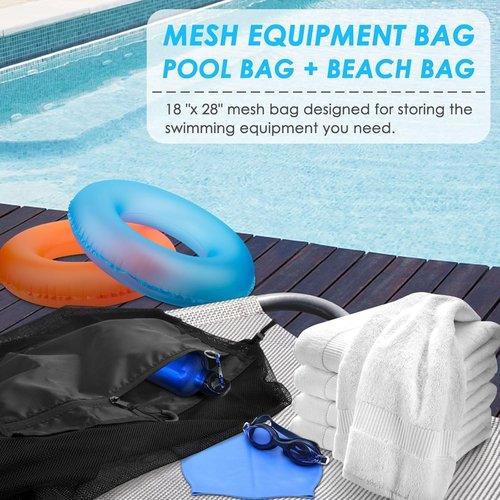 BROTOU Sports Mesh Bag - Heavy Duty Drawstring Backpack for Gym, Beach & Travel | Ideal for Sport Balls