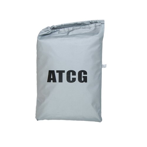 ATCG Bike Cover 190T Nylon Waterproof Bicycle Cover for Mountain Bike, Road Bike Outdoor Storage, L (Black)
