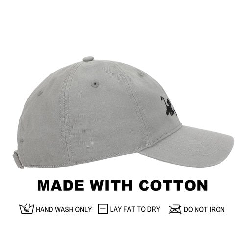 Lion King Simba Timon & Pumba Silhouettes Men's Gray Unstructured Baseball Cap