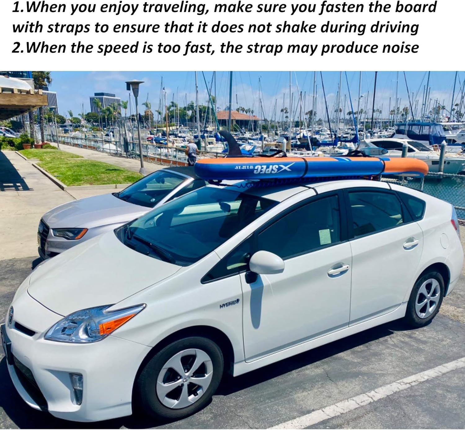 Wrap-Rax Soft Roof Rack Pads - Universal Car Roof Rack for Surfboards, Kayaks, and Canoes | 28” Pair with Storage Bag