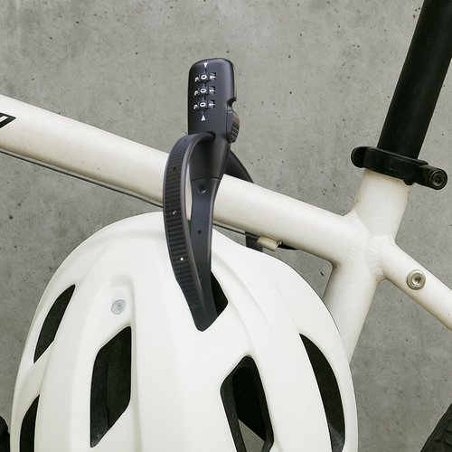 WARLION Zip Tie Lock - 3-Digit Adjustable Cable Lock, for Bike Rack, Motorcycle Helmet, Skateboard, Skis, French Door, Stroller & Cabinet - Ideal for Lightweight Security (1 Pack)