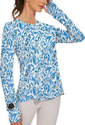 Blingfit Women's Long Sleeve Workout Tops - Lightweight UPF50+ UV Protection for Running & Hiking