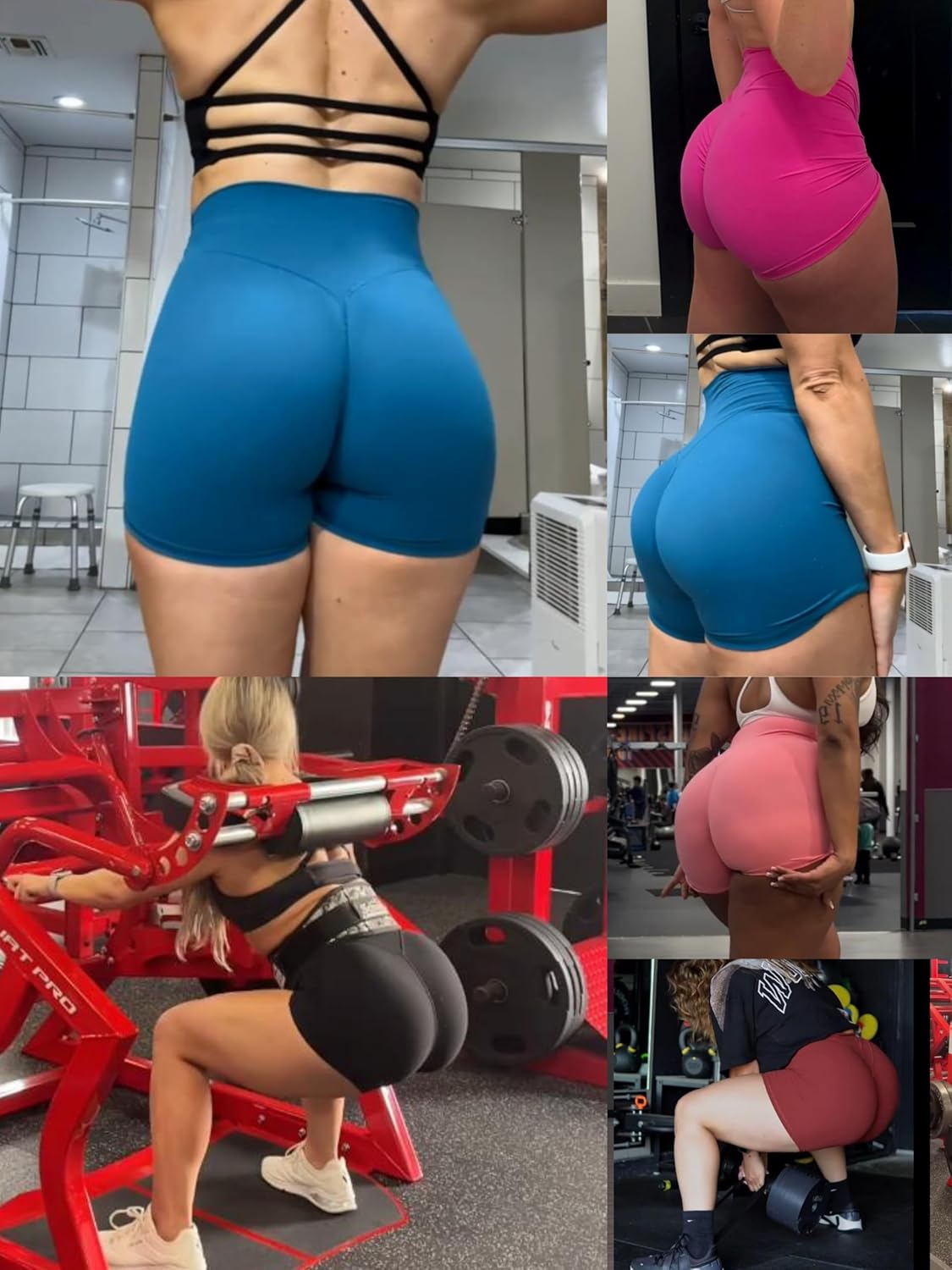 Sunzel Biker Shorts for Women - No Front Seam Design with Pockets | Tummy Control Yoga & Gym Shorts