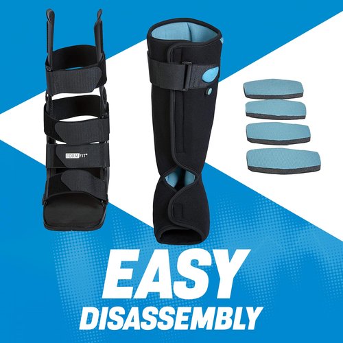 Ossur Formfit Walker Boot with Air - Medical Grade Immobilization for Strains, Sprains & Stable Fractures | Pneumatic Technology to Reduce Pain & Swelling | Breathable Material (Low Top, Medium)