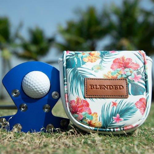 BAIRBRE Golf Club Covers Driver Covers Fairway Wood Headcover Hybrid Cover Leather Mallet Putter Covers Blade Headcovers Golf Head Covers for Most Brand (for Df3 Putter)