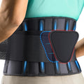 Skiennix Back Brace | Adjustable Lumbar Support for Pain Relief - Breathable Mesh, X-Large Size