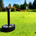 Putt Line Two-Way Putting Alignment System - Golf Training Aid with Target Pucks & String Line - Indoor/Outdoor Practice Tool for Perfect Alignment & Lower Scores - Premium Putting Trainer