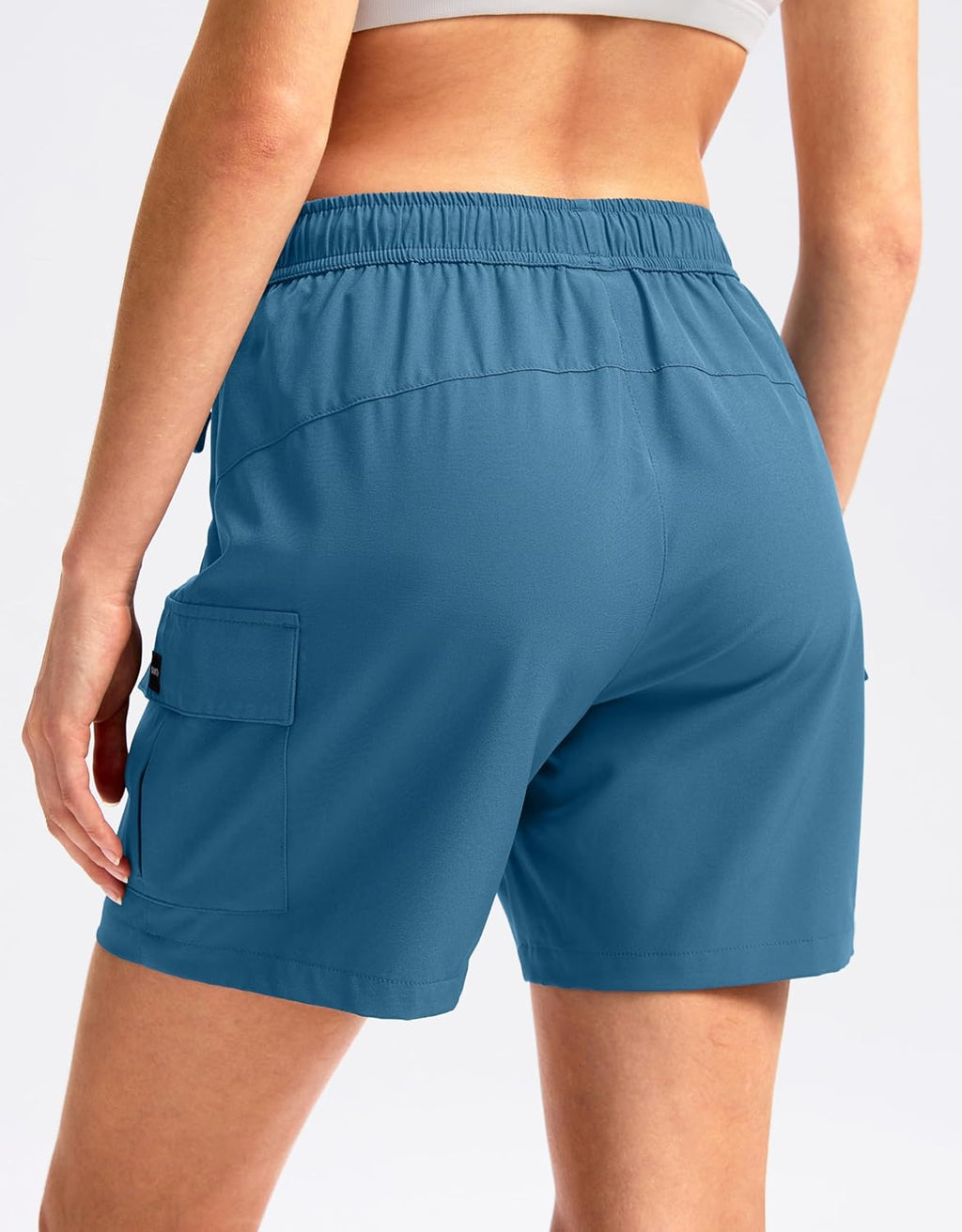 SANTINY Women's Hiking Cargo Shorts - Quick Dry Lightweight with Zipper Pockets | 5''/7''/9'' Sizes