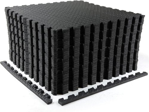 CAP Puzzle Exercise Mats - 1/2” Thick EVA Interlocking Foam Tiles for Home Gym | Multiple Colors Available