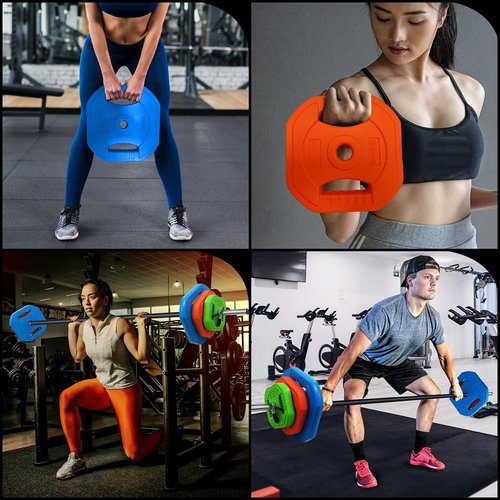 Hipicute Adjustable Barbell Weight Set, Cardio Pump Weights, Adjustable Free Weights for Home and Gym Workout, 20KG