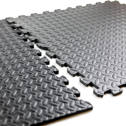CAP Puzzle Exercise Mats - 1/2” Thick EVA Interlocking Foam Tiles for Home Gym | Multiple Colors Available