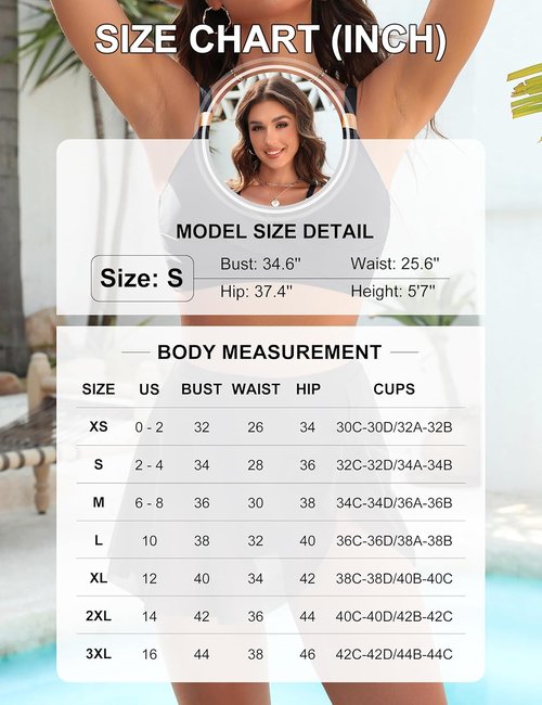 Blooming Jelly Women's High Waisted Bikini Set - Tummy Control & Tie Knot Design | Stylish Two-Piece Swimsuit