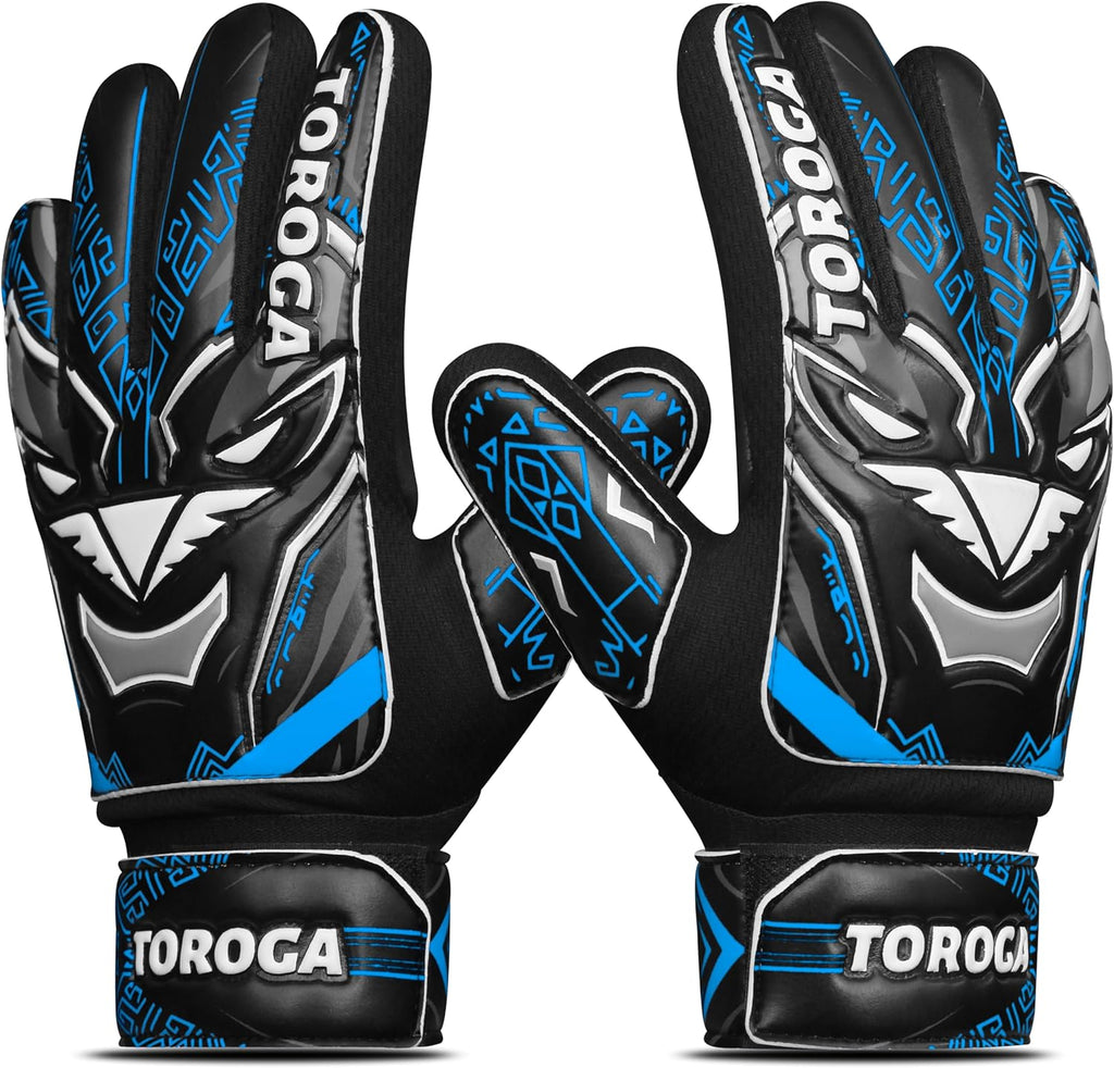Regine Switzerland Goalkeeper Gloves - Youth Soccer Goalie Gloves with Strong Latex Grip & Double Wrist Support