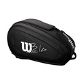 WILSON Bela DNA Super Tour Padel Bag - Holds up to 6 Paddles, Black