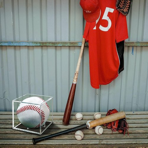 Danodoi Baseball Display Case - UV Protected Acrylic Holder for Official Size Baseballs | Clear Cube Autograph Box