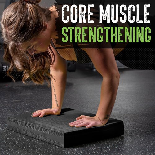 Gradient Fitness Balance Pad - Foam Stability Cushion for Core Strength & Rehabilitation | Ideal for Stretching & Mobility