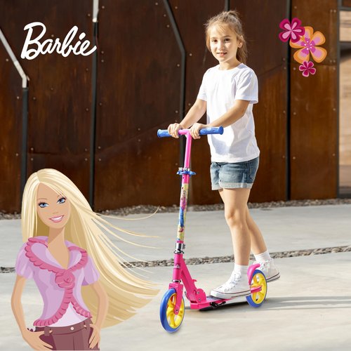 Barbie Scooter, Scooter for Kids with 200mm PU Wheels, ABEC-7 Bearings, Lightweight PP, Alum & Steel Body, Designed for Kids & Teens, Ultimate Riding Experience