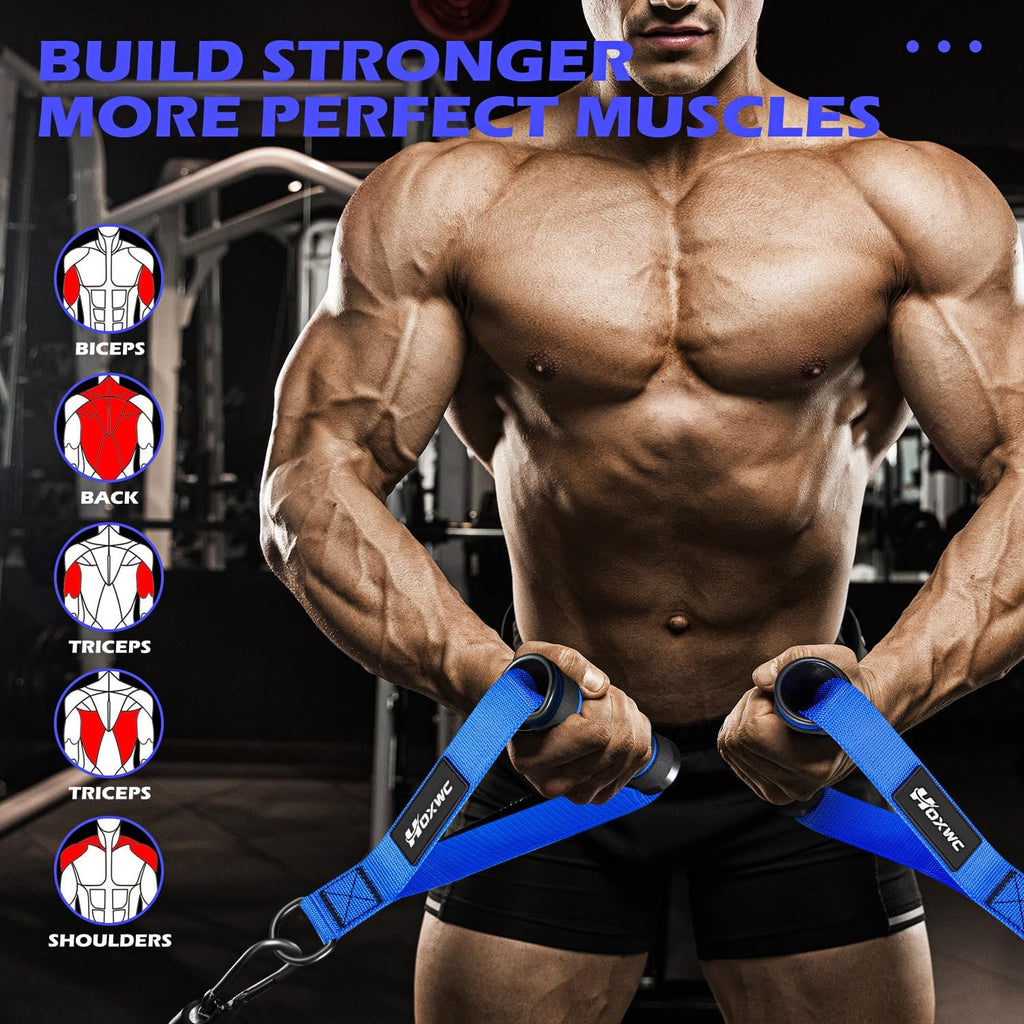 Skiennix Cable Handles - Heavy Duty Resistance Band Attachments for Home Gym | Durable Exercise Equipment