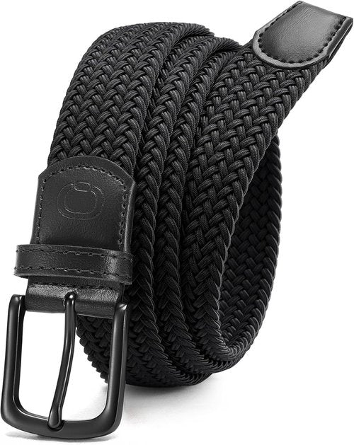 CHAOREN Men's Braided Stretch Golf Belt - Perfect Fit for Casual Pants, Shorts & Jeans