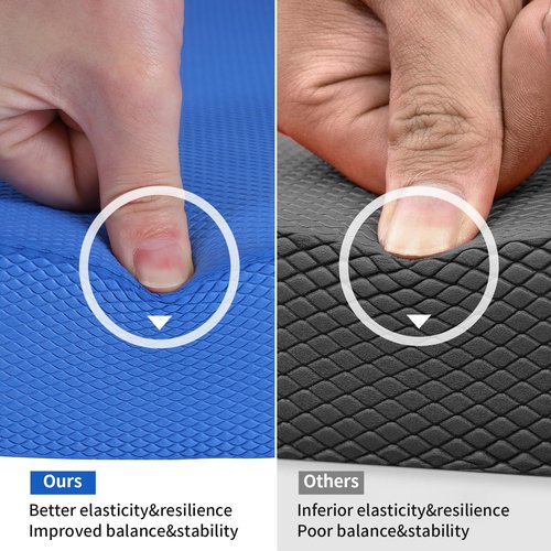ANVICTOX Balance Pad 15.8 * 13.2 * 2 inch,Large Balance Pad for Physical Therapy,Foam Balance Board for Rehabilitation Stability Workout Knee and Ankle Exercise Strength Training