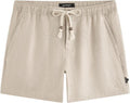 Maamgic Men's Linen Shorts - Breathable Casual Drawstring Design | Perfect for Summer Beach Vacations