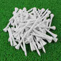 Crestgolf Deluxe Wood Golf Tees - Professional 2 1/8" Size | 100 Count for Optimal Performance