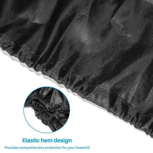 Walking Pad Cover Waterproof Outdoor, Under Desk Treadmill Cover indoor- Folding Treadmill and Office Under Desk Smart Walking Running Machine (49"L x 21"W x 6"H)