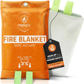 primyx Emergency Fire Blanket 40"x40" (1-Pack) – Fireproof Survival Blanket for Home, Kitchen, RV & Camping – Smothers Grease & Electrical Fires – Reusable, Pet & Family Safe Fire Safety Gear